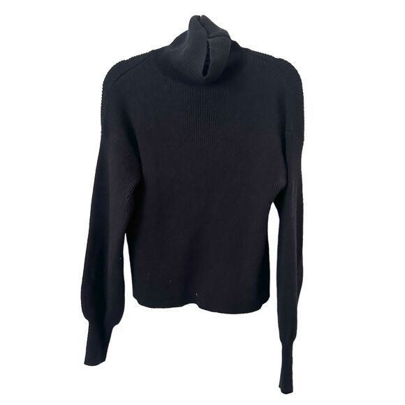 URBAN‎ OUTFITTERS Ribbed Turtleneck Sweater Black NWT Sz Small - Picture 2 of 6
